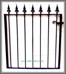 Brook Wrought Iron Metal Garden Gate